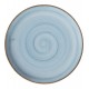 Prato 21,4cm Sobremesa Cerâmica Caoba Azul